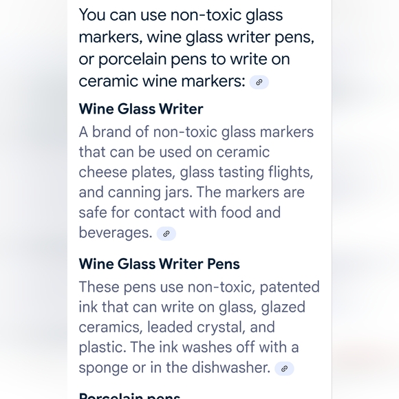 Wine OH! Set of 4 ceramic cheese markers - Picture 8 of 9